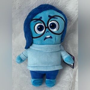 Inside Out Sadness Talking  8” Plush NWT